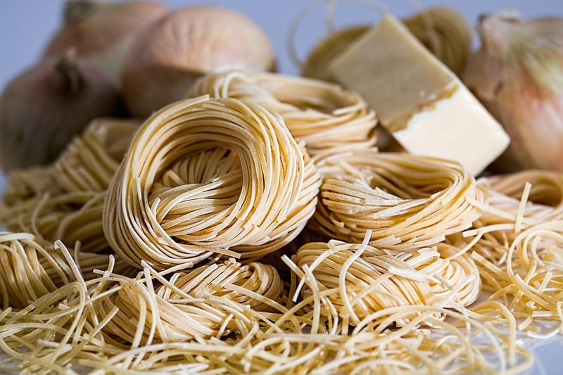 Pasta in pantry